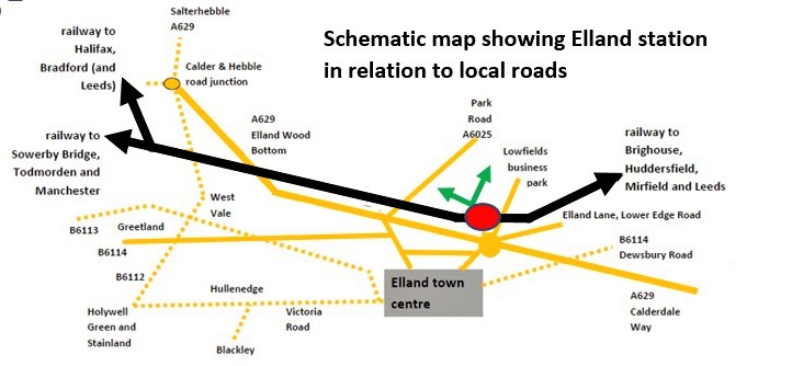 Elland map
